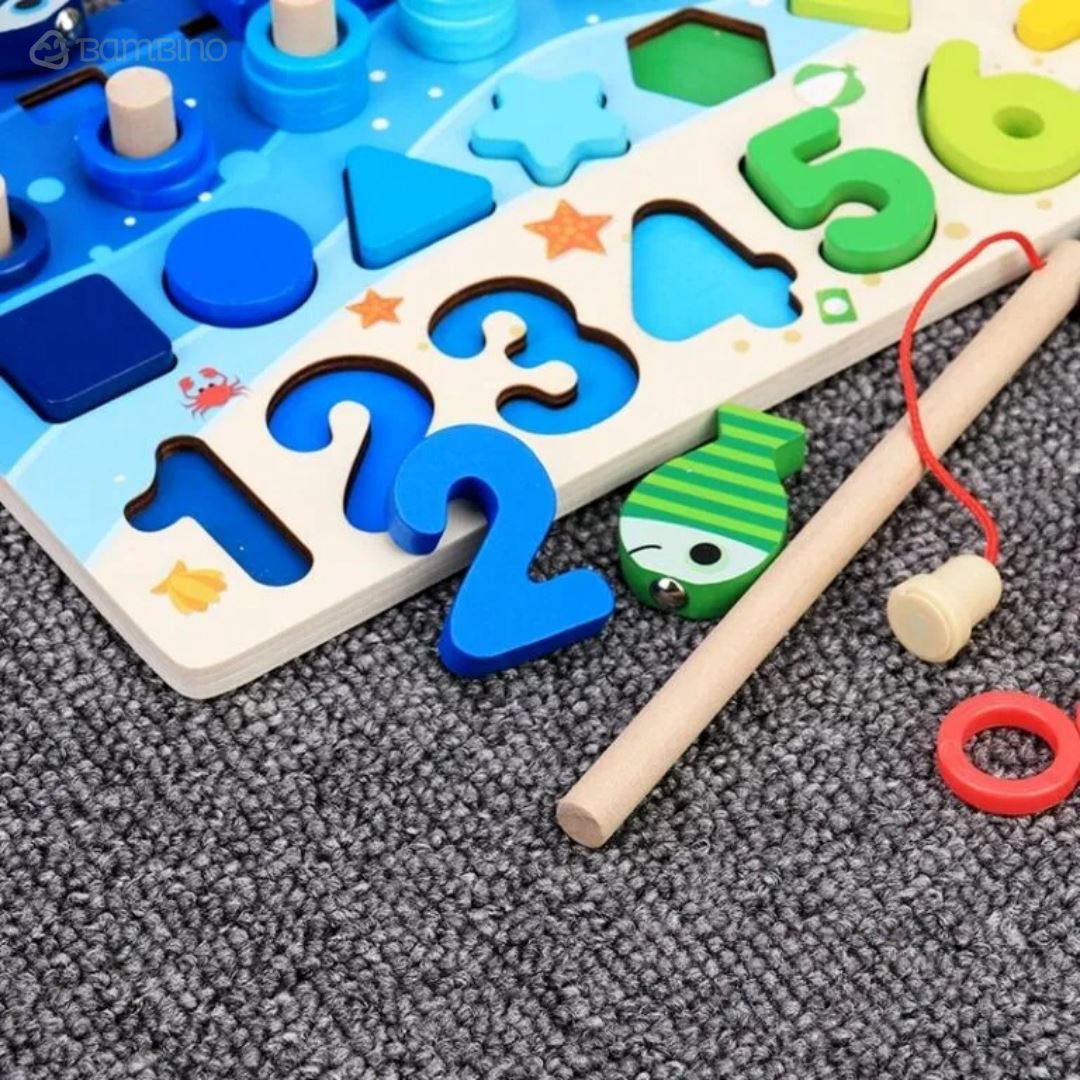 Brinquedo Montessori 4em1 Para Crianças Bambino Brinquedo Montessori 4em1 Para Crianças Bambino Loja do Bambino