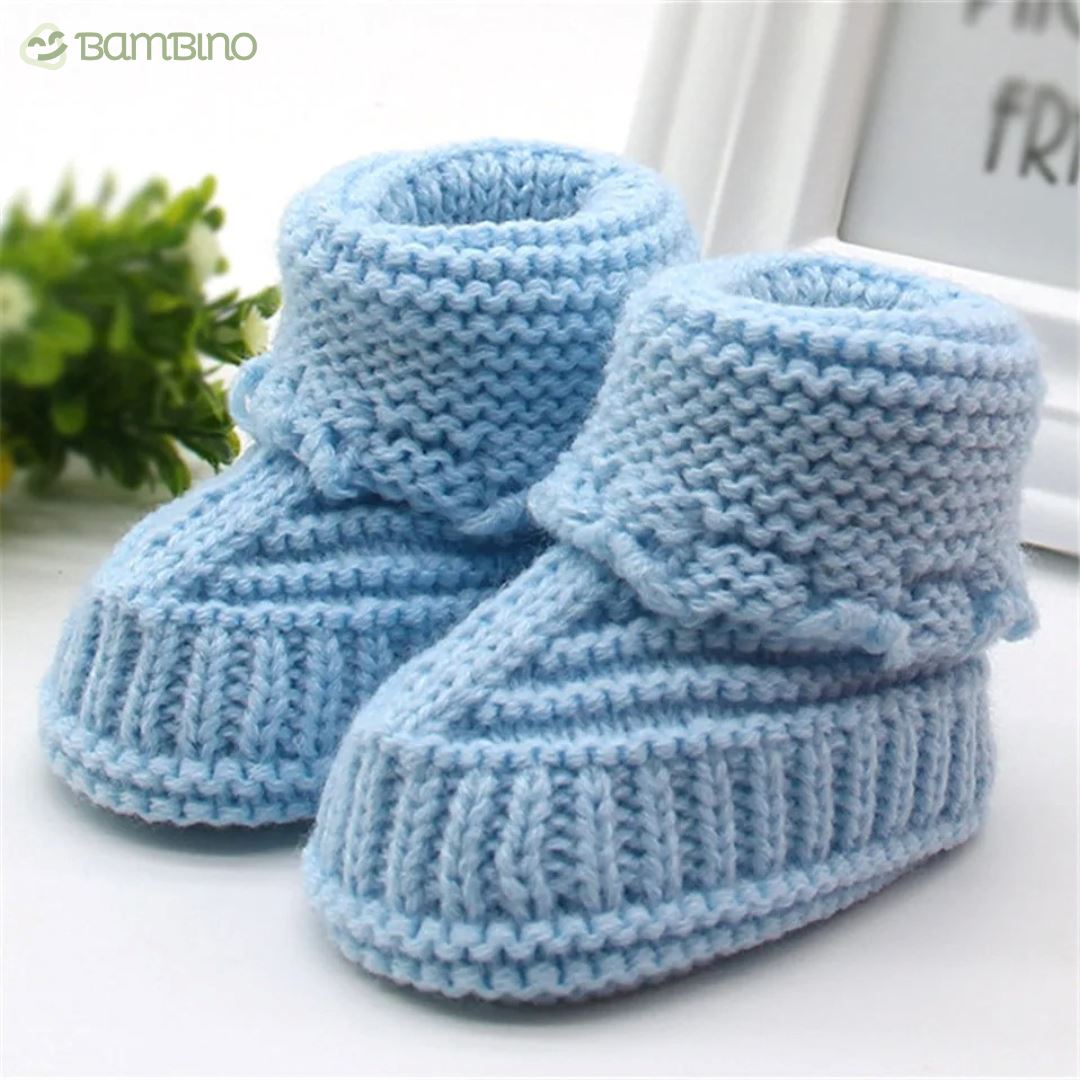 Sapatinho em Crochê para Bebês Bambino Sapatinho em Crochê para Bebês Bambino Loja do Bambino Azul 11cm