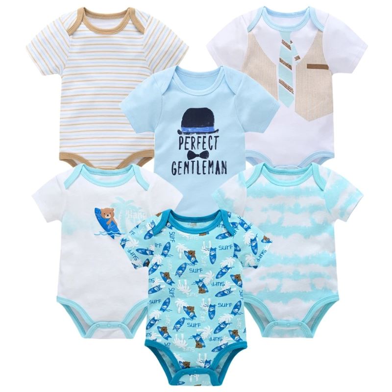 Body Infantil Manga Curta Masculino Personalizado Gentleman e Ursinho - Conjunto de até 6 Unidades Body Infantil Manga Curta Masculino Personalizado Gentleman e Ursinho - Conjunto de até 6 Unidades Loja do Bambino Conjunto com 6 Unidades 0 a 3 Meses