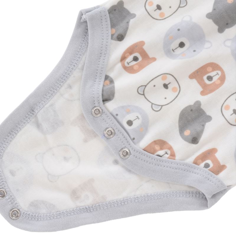 Body Infantil Manga Curta Unissex com Estampa e sem Estampa - Conjunto com 4 Unidades Body Infantil Manga Curta Unissex com Estampa e sem Estampa - Conjunto com 4 Unidades Loja do Bambino