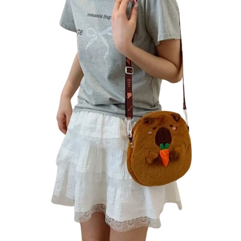 Bolsa Infantil Menina Capivara Bolsa Infantil Menina Capivara Loja do Bambino