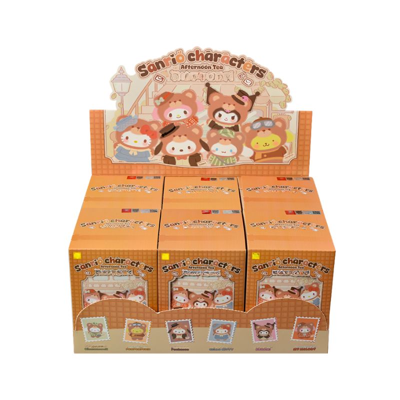 Boneco Labubu Hello Kitty Ursinho Boneco Labubu Hello Kitty Ursinho Loja do Bambino Combo 6 Unidades 14cm