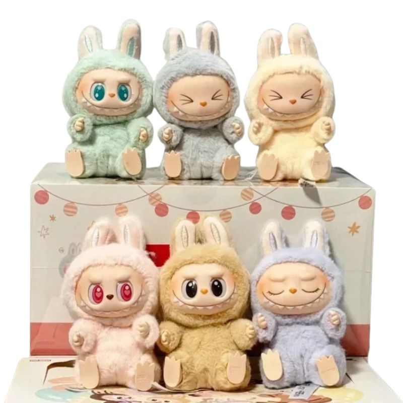 Boneco Labubu Sentado Coleção Completa Boneco Labubu Sentado Coleção Completa Loja do Bambino