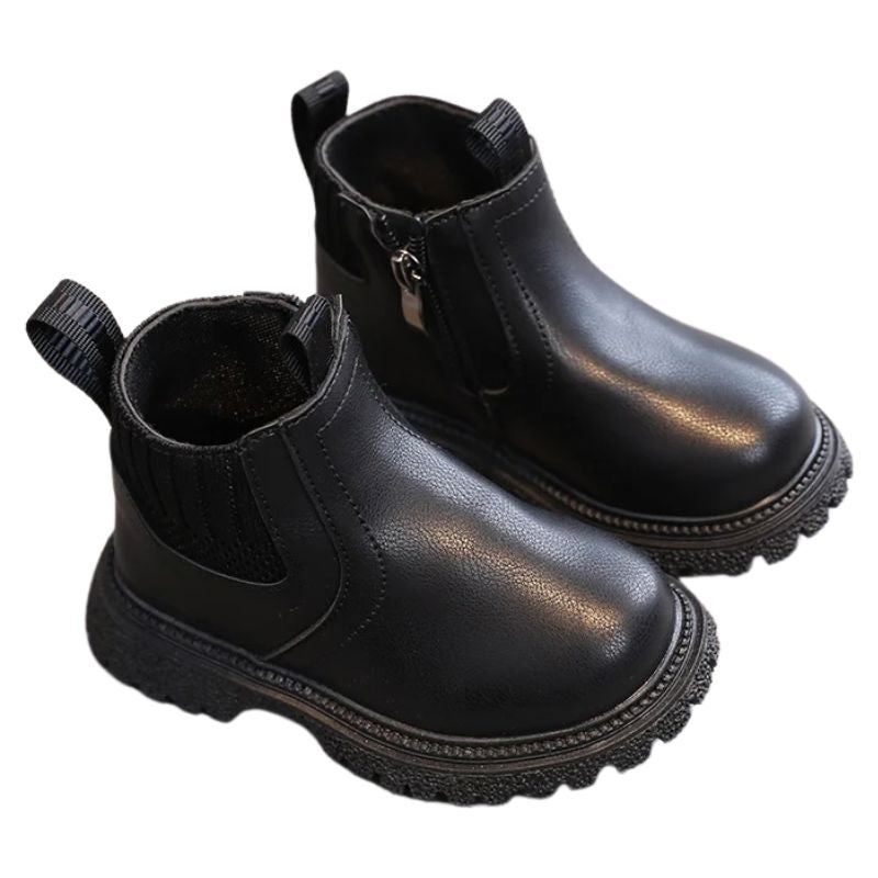 Bota Cano Curto Infantil com Zíper Lateral Bota Cano Curto Infantil com Zíper Lateral Loja do Bambino Preto 21 (13.5cm)
