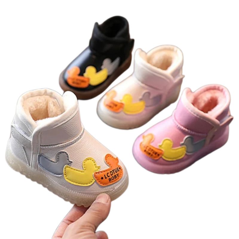 Botinha Infantil Com Luz LED Patinho Botinha Infantil Com Luz LED Patinho Loja do Bambino