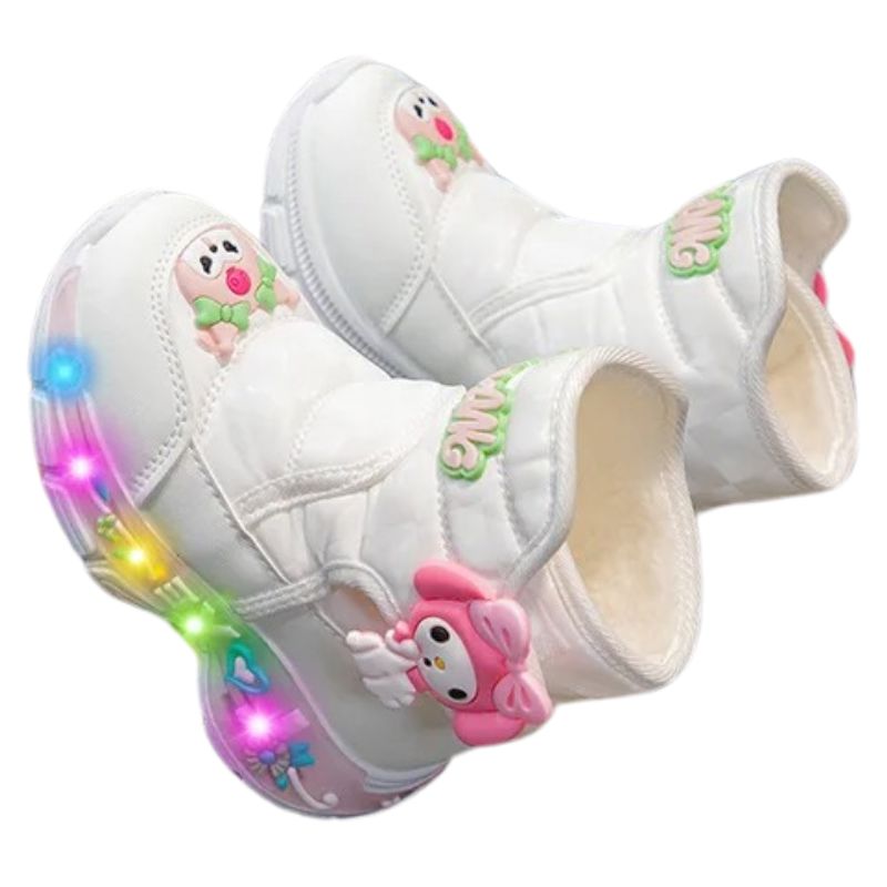 Botinha Infantil Feminina Com Luz LED Botinha Infantil Feminina Com Luz LED Loja do Bambino