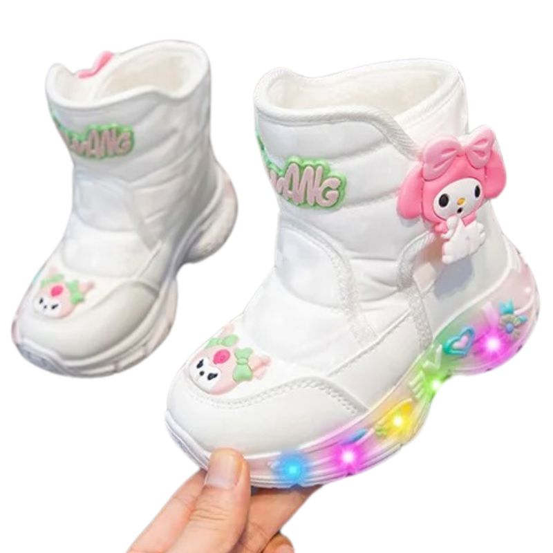 Botinha Infantil Feminina Com Luz LED Botinha Infantil Feminina Com Luz LED Loja do Bambino