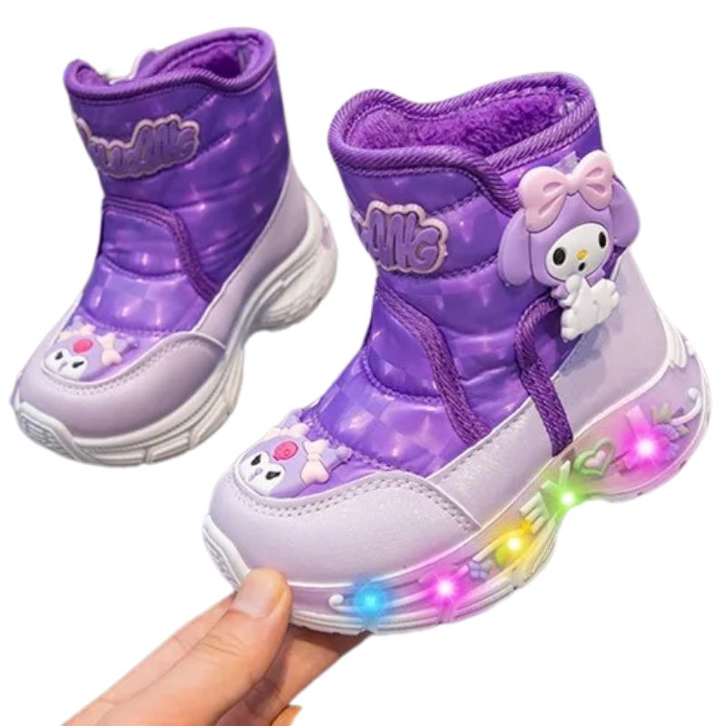 Botinha Infantil Feminina Com Luz LED Botinha Infantil Feminina Com Luz LED Loja do Bambino