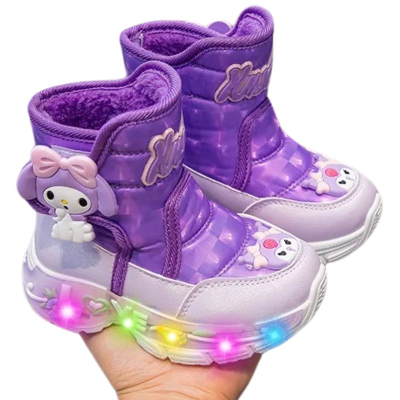Botinha Infantil Feminina Com Luz LED Botinha Infantil Feminina Com Luz LED Loja do Bambino