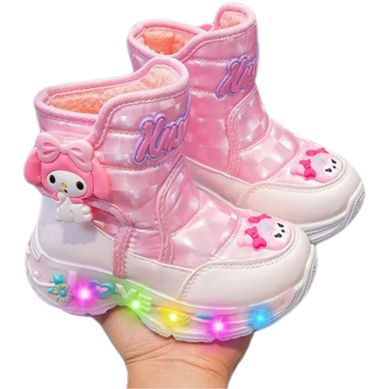 Botinha Infantil Feminina Com Luz LED Botinha Infantil Feminina Com Luz LED Loja do Bambino