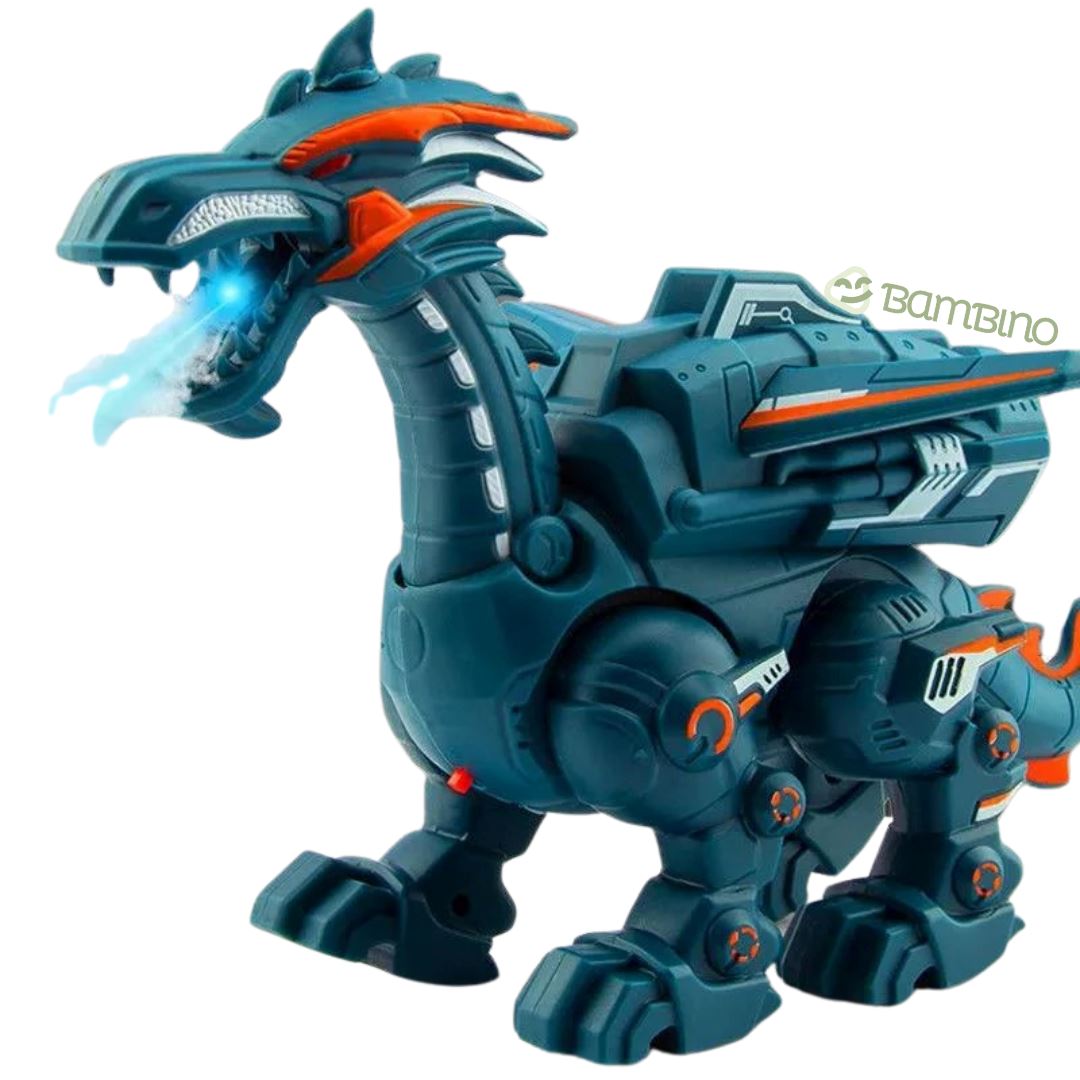 Dragão Encantado Realista Infantil Dragão Encantado Realista Infantil Loja do Bambino