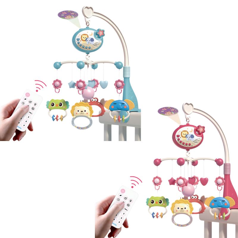 Chocalho para Berço com Controle Remoto Bambino Suporte de Chocalho para Bebê Bambino Loja do Bambino