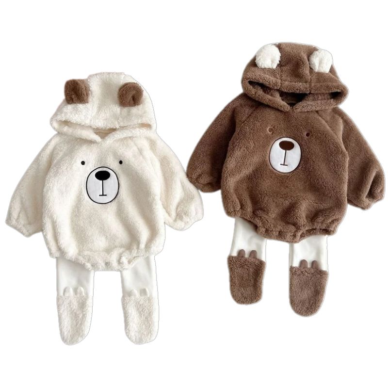 Conjunto Bebê Macacão e Body de Ursinho Conjunto Bebê Macacão e Body de Ursinho Loja do Bambino