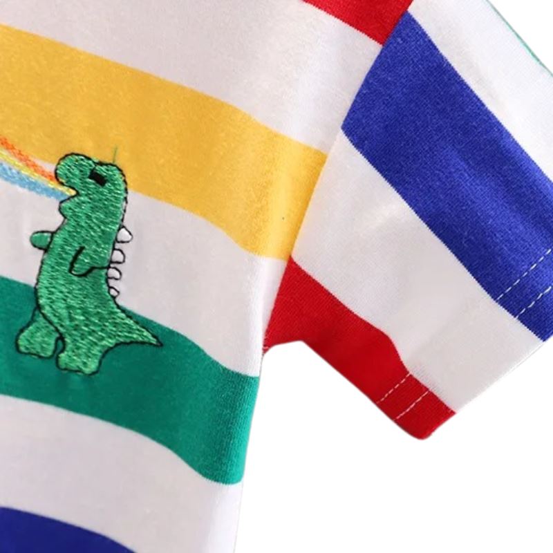 Conjunto Infantil Masculino Dinossauro - Bag Infantil de Brinde Conjunto Infantil Masculino Dinossauro - Bag Infantil de Brinde Loja do Bambino