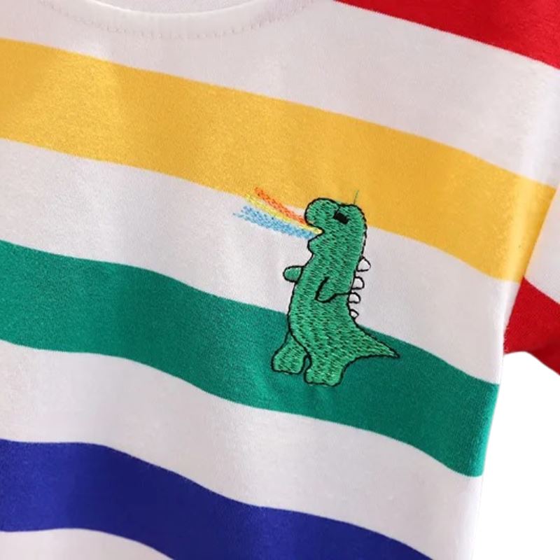 Conjunto Infantil Masculino Dinossauro - Bag Infantil de Brinde Conjunto Infantil Masculino Dinossauro - Bag Infantil de Brinde Loja do Bambino