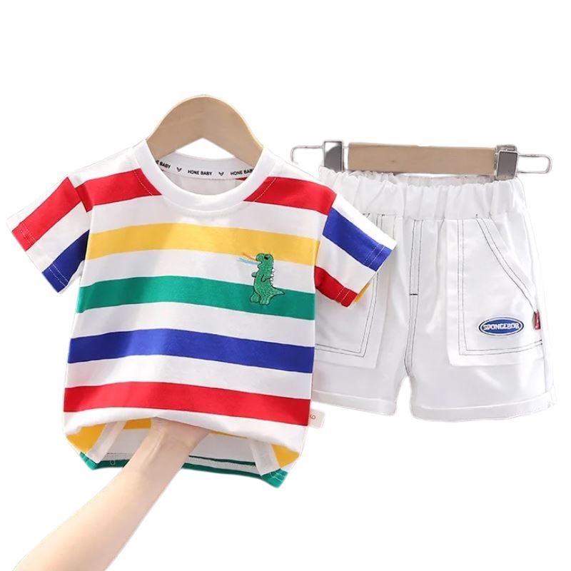 Conjunto Infantil Masculino Dinossauro - Bag Infantil de Brinde Conjunto Infantil Masculino Dinossauro - Bag Infantil de Brinde Loja do Bambino