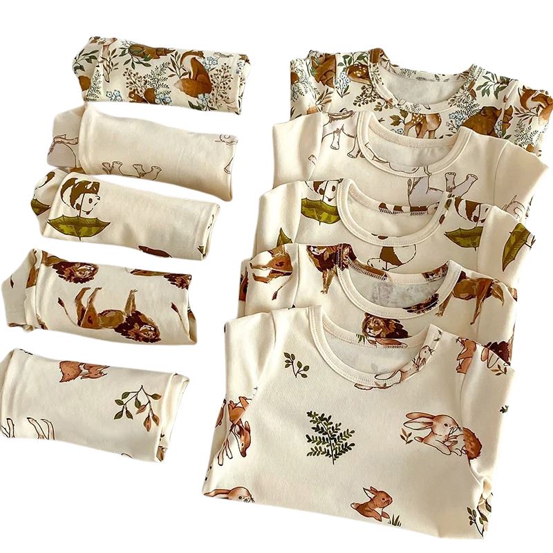 Conjunto Infantil Unissex com Estampa de Animais Conjunto Infantil Unissex com Estampa de Animais Loja do Bambino