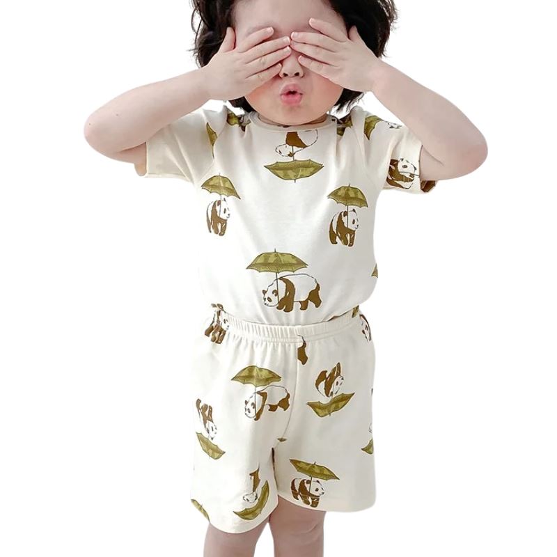 Conjunto Infantil Unissex com Estampa de Animais Conjunto Infantil Unissex com Estampa de Animais Loja do Bambino