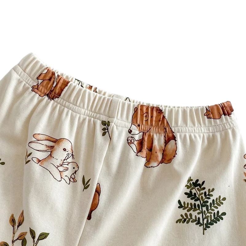 Conjunto Infantil Unissex com Estampa de Animais Conjunto Infantil Unissex com Estampa de Animais Loja do Bambino