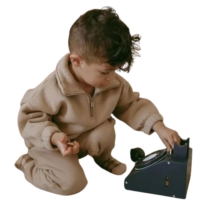 Conjunto Moletom Infantil Gola Alta com Zíper Conjunto Moletom Infantil Gola Alta com Zíper Loja do Bambino