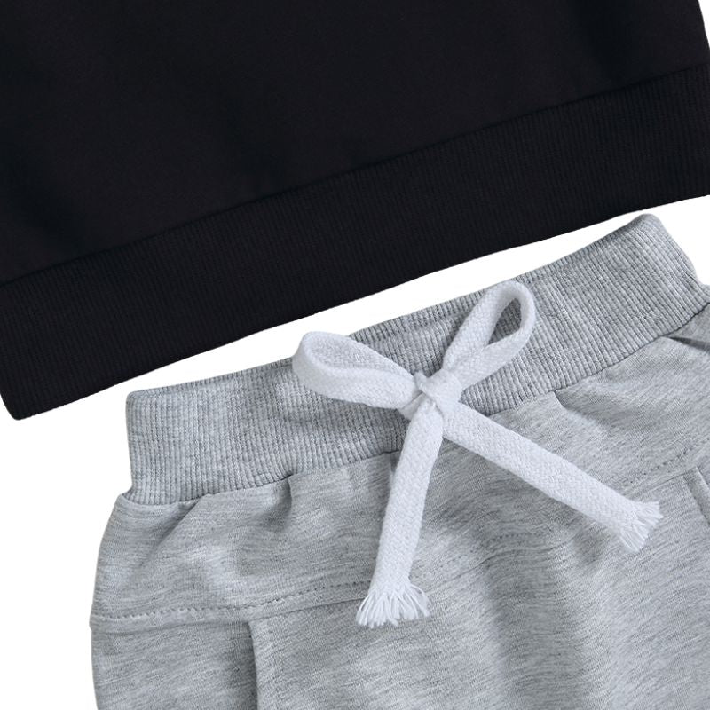 Conjunto Moletom Infantil Listrado Unissex Conjunto Moletom Infantil Listrado Unissex Loja do Bambino