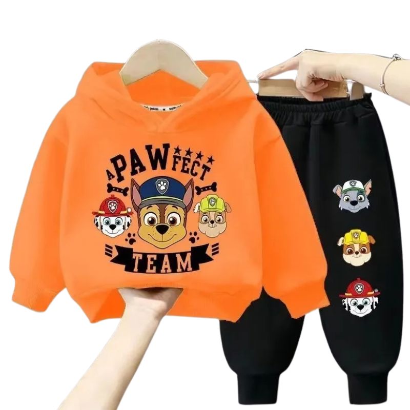 Conjunto Moletom Patrulha Canina Infantil Conjunto Moletom Patrulha Canina Infantil Loja do Bambino Laranja 90