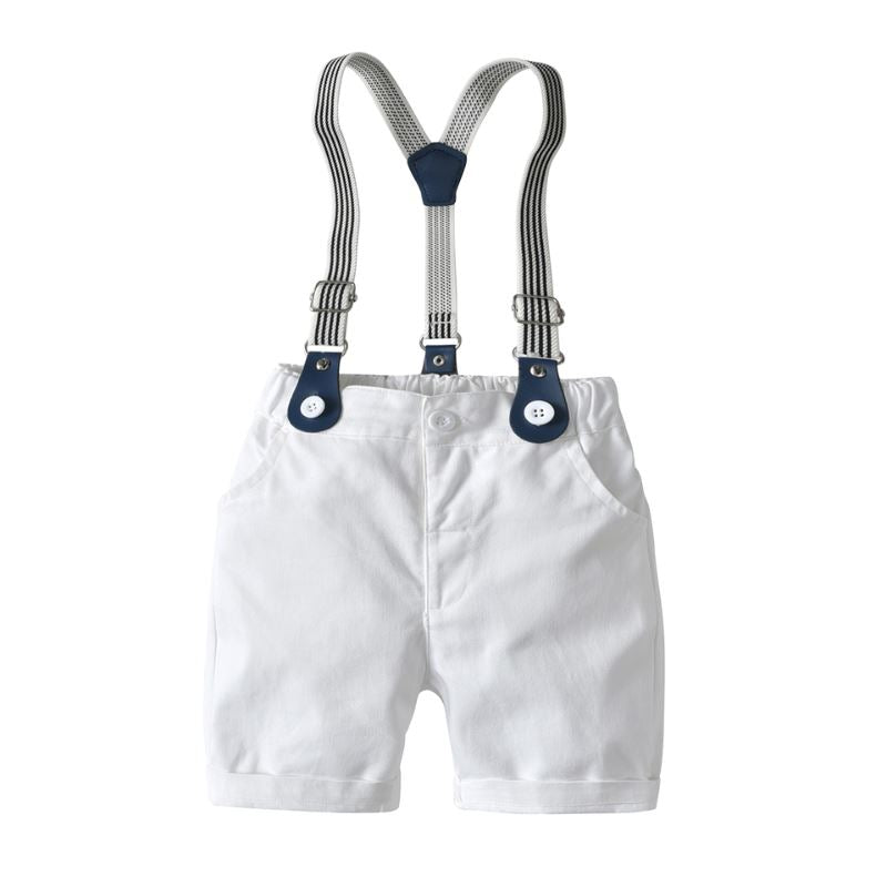 Conjunto Terno Infantil com Boina Summer Boy Conjunto Terno Infantil com Boina SummerBoy Loja do Bambino