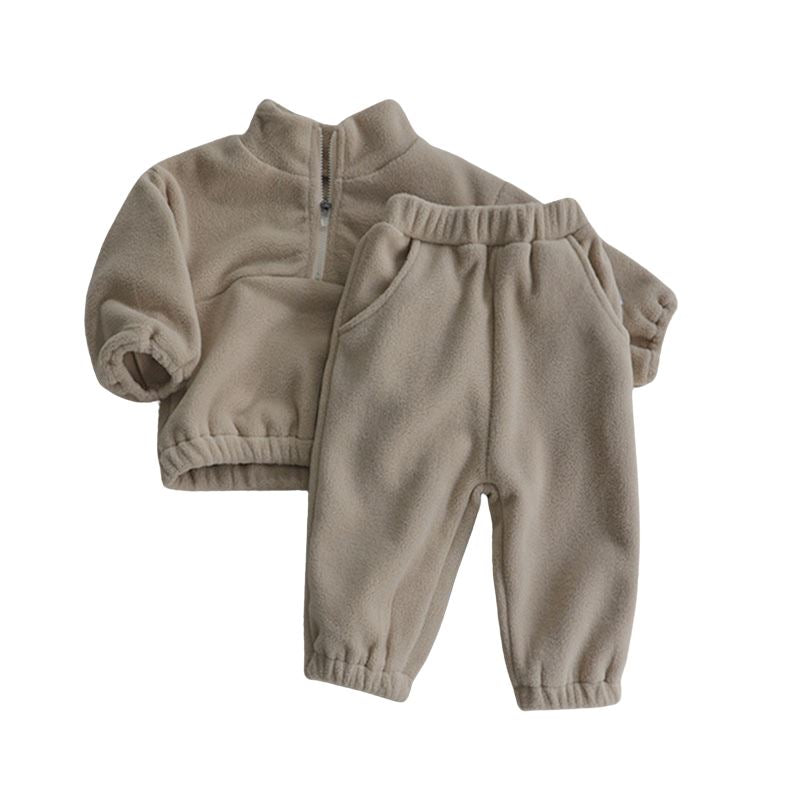 Conjunto Infantil Inverno Conjunto Infantil Inverno Loja do Bambino Marrom 6 - 9 Meses