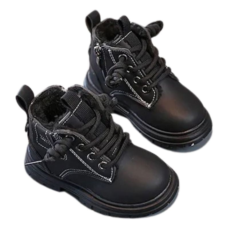 Coturno Infantil Couro Suede Peluciado Coturno Infantil Couro Suede Peluciado Loja do Bambino