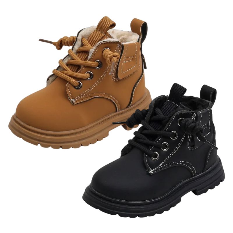 Coturno Infantil Couro Suede Peluciado Coturno Infantil Couro Suede Peluciado Loja do Bambino