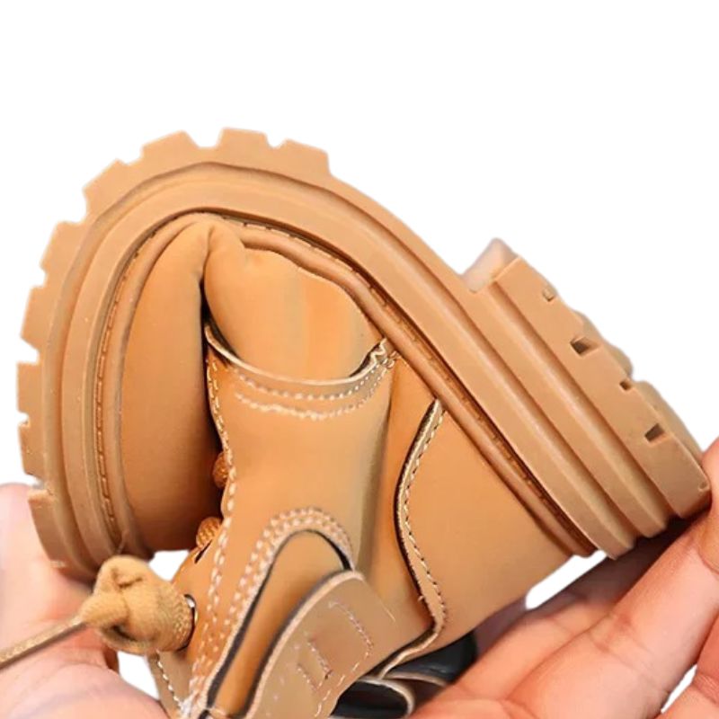 Coturno Infantil Couro Suede Peluciado Coturno Infantil Couro Suede Peluciado Loja do Bambino