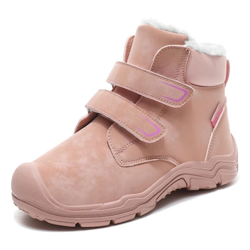 Coturno Infantil Peluciado Velcro Coturno Infantil Peluciado Velcro Loja do Bambino Rosa 30 (19.2cm)