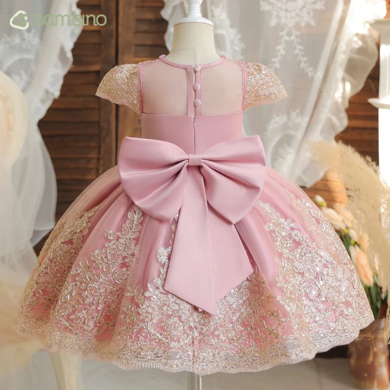 Vestido Gala Luxo para Meninas - de 1 Ano - 5 Anos Loja do Bambino