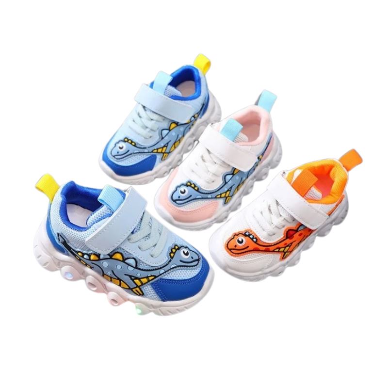 Tênis Dino LED Infantil Bambino Tênis Dino LED Infantil Bambino Loja do Bambino
