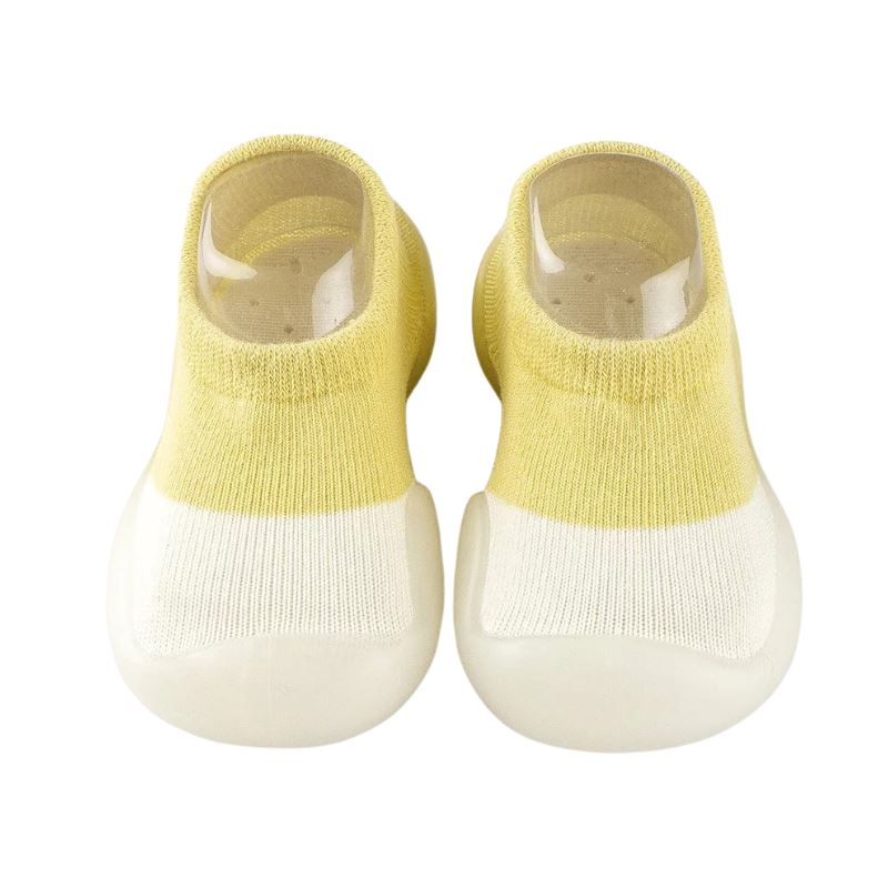 Meia Sapatilha Conga Bebê Antiderrapante Cano Curto Meia Sapatilha Conga Bebe Antiderrapante Cano Curto Loja do Bambino Amarelo 18/19 (11.5cm)