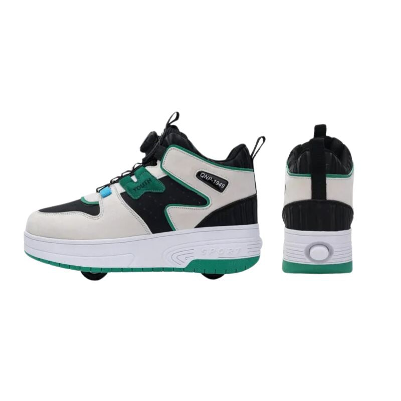 Tênis Cano Alto com Rodinhas para Crianças Tênis Cano Alto com Rodinhas para Crianças Loja do Bambino