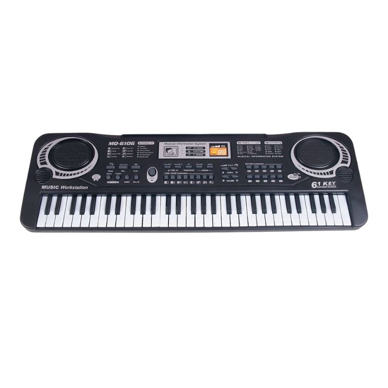 Teclado Elétrico Com Microfone Infantil Teclado Elétrico Com Microfone Infantil Loja do Bambino