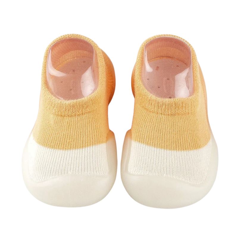 Meia Sapatilha Conga Bebê Antiderrapante Cano Curto Meia Sapatilha Conga Bebe Antiderrapante Cano Curto Loja do Bambino Laranja 18/19 (11.5cm)