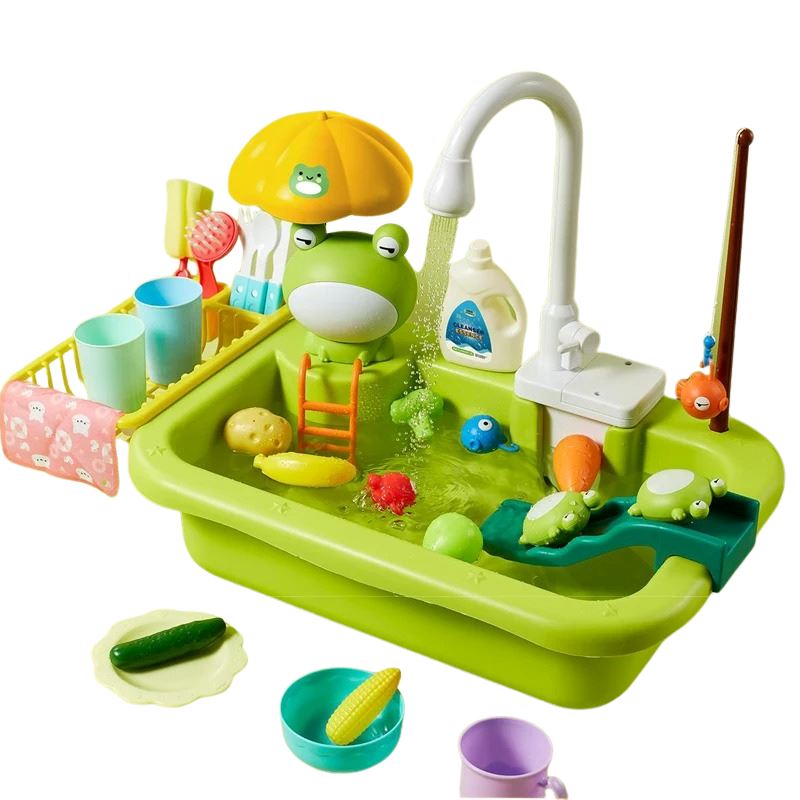 Pia de Brinquedo que sai Água com Acessórios Pia de Brinquedo que sai Água com Acessórios Loja do Bambino Verde