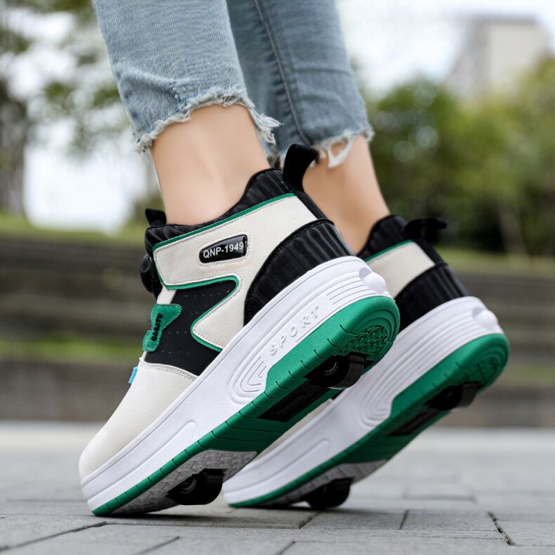 Tênis Cano Alto com Rodinhas para Crianças Tênis Cano Alto com Rodinhas para Crianças Loja do Bambino