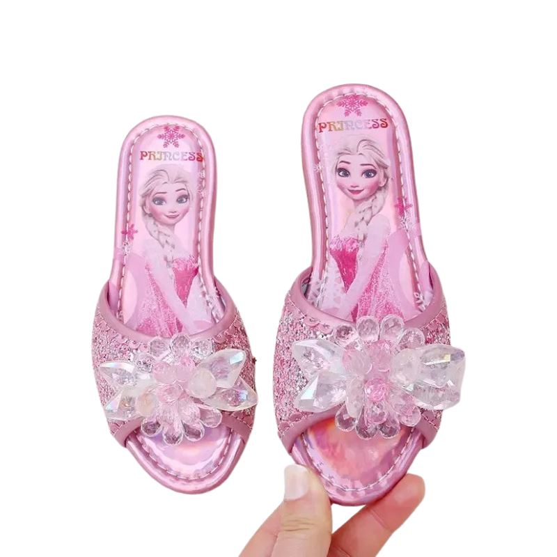 Rasteirinha Elsa Infantil Rasteirinha Elsa Infantil Loja do Bambino Rosa 26 (16.8cm)