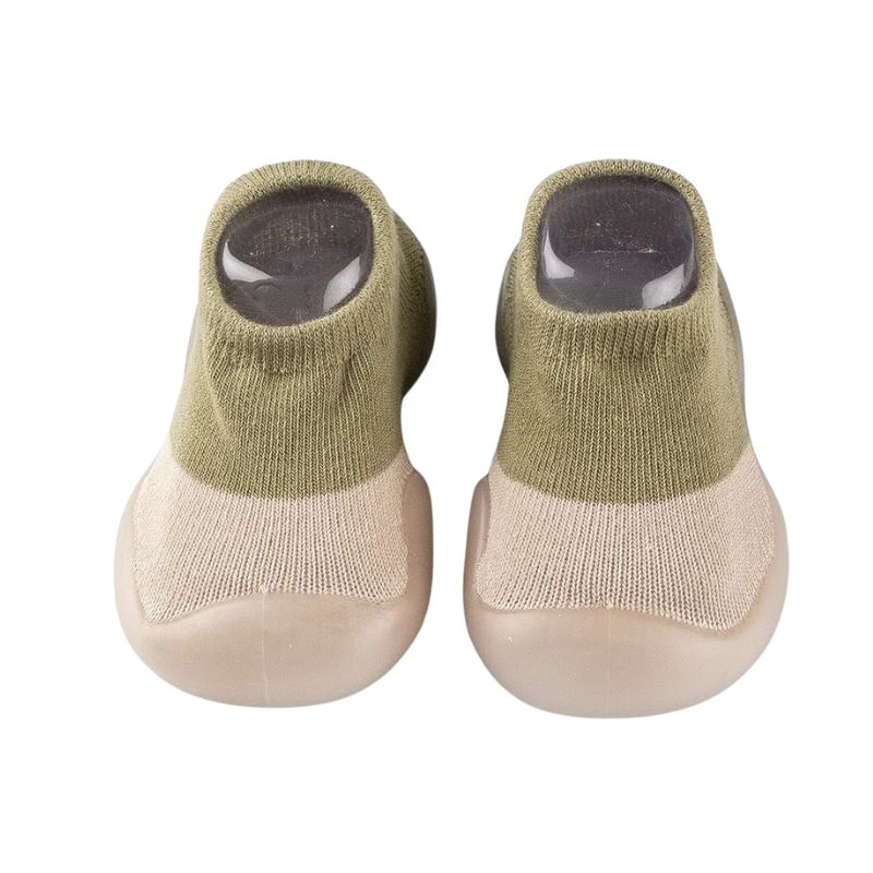 Meia Sapatilha Conga Bebê Antiderrapante Cano Curto Meia Sapatilha Conga Bebe Antiderrapante Cano Curto Loja do Bambino Verde 18/19 (11.5cm)