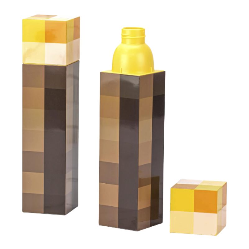 Garrafa Tocha Minecraft Garrafa Tocha Minecraft Loja do Bambino