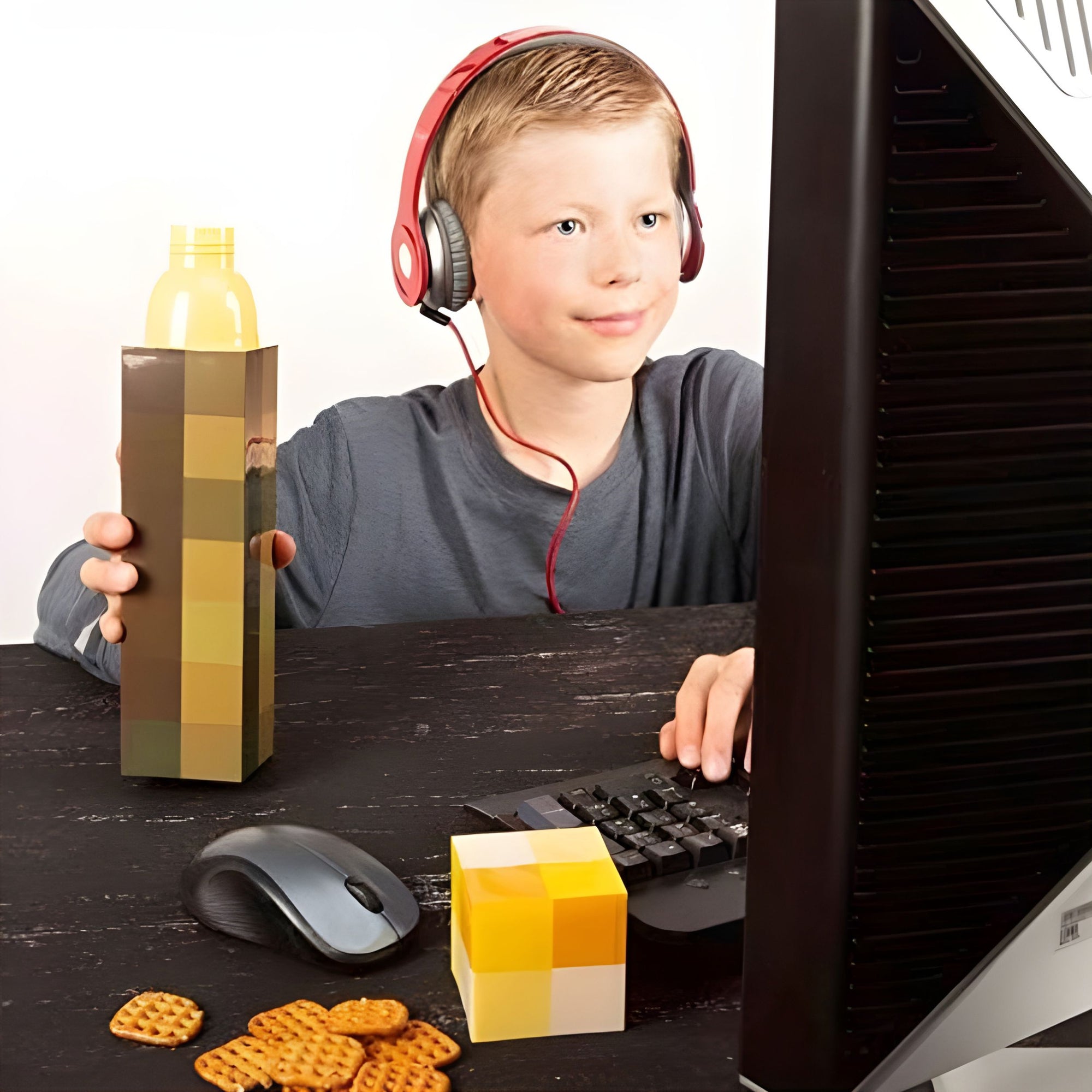 Garrafa Tocha Minecraft 650ml Garrafa Tocha Minecraft 650ml Loja do Bambino