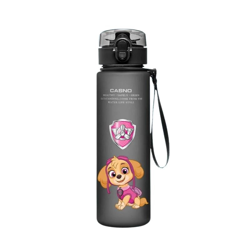 Garrafinha Patrulha Canina Livre de BPA Garrafa Patrulha Canina Loja do Bambino Cinza Modelo 05