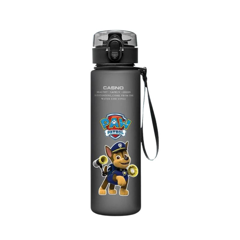 Garrafinha Patrulha Canina Livre de BPA Garrafa Patrulha Canina Loja do Bambino Cinza Modelo 04