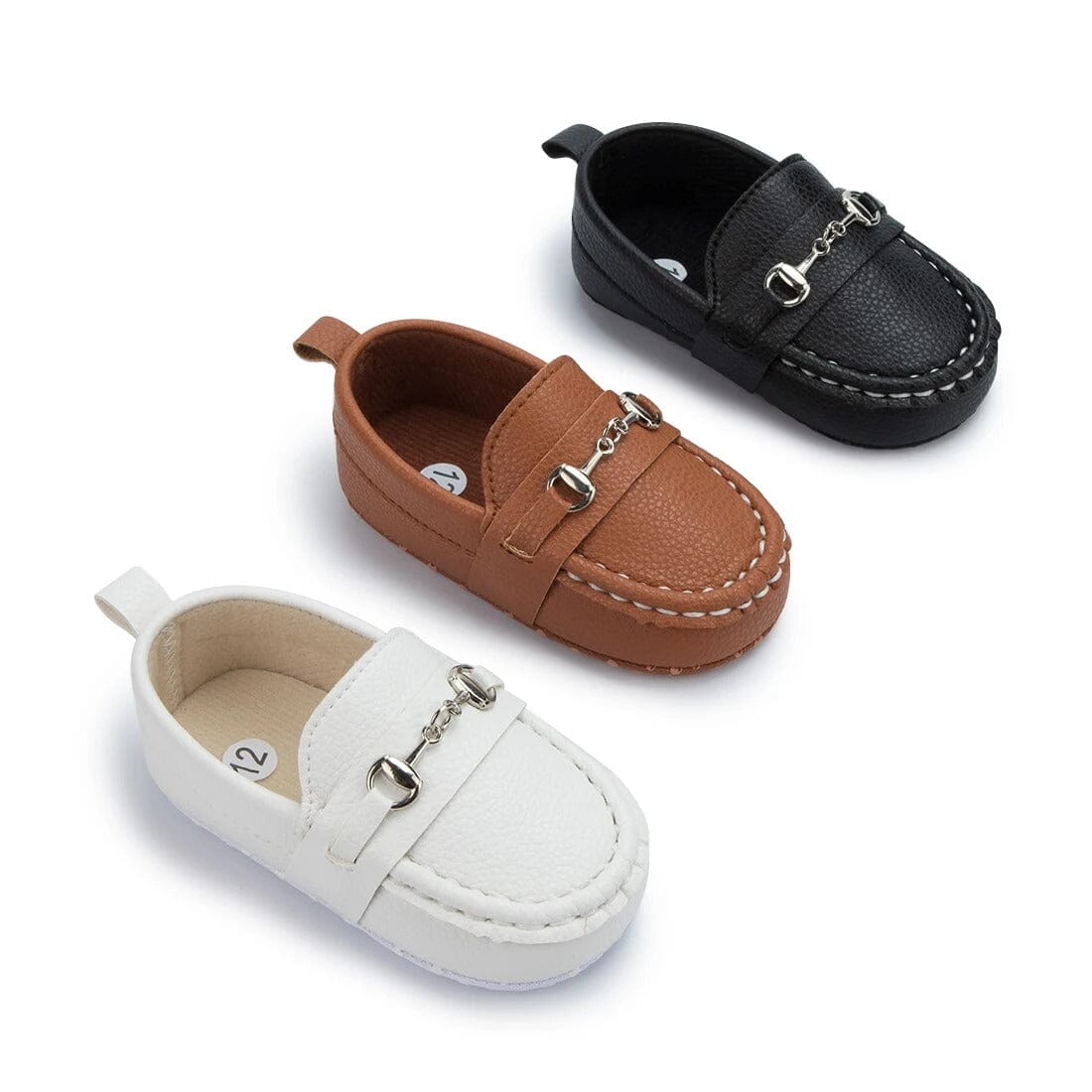 Sapato Mocassim em Couro para Bebê Sapato Mocassim em Couro para Bebê Loja do Bambino