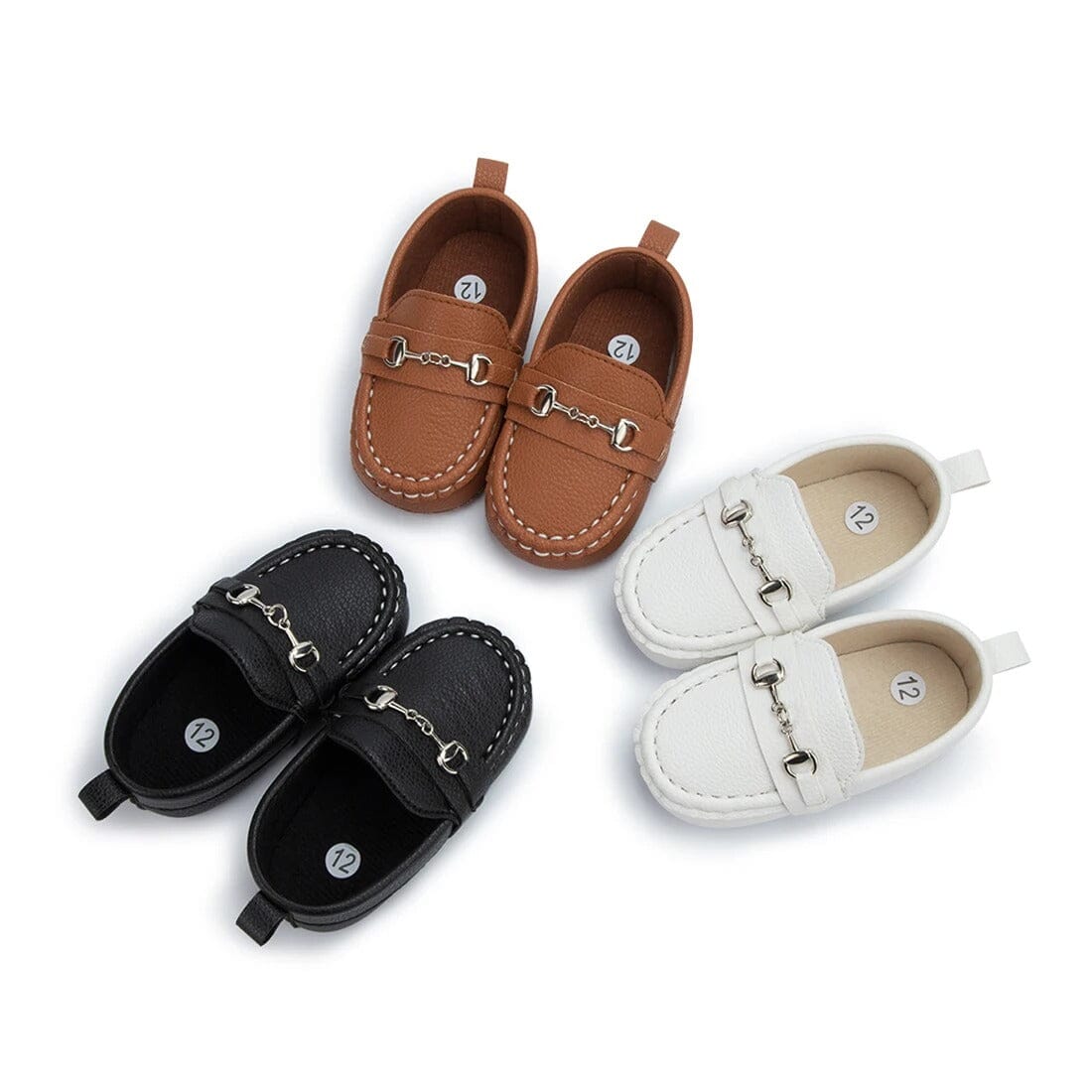 Sapato Mocassim em Couro para Bebê Sapato Mocassim em Couro para Bebê Loja do Bambino