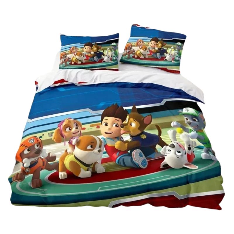Jogo de Cama da Patrulha Canina Bambino Jogo de Cama da Patrulha Canina Bambino Loja do Bambino Modelo 07 135x200cm