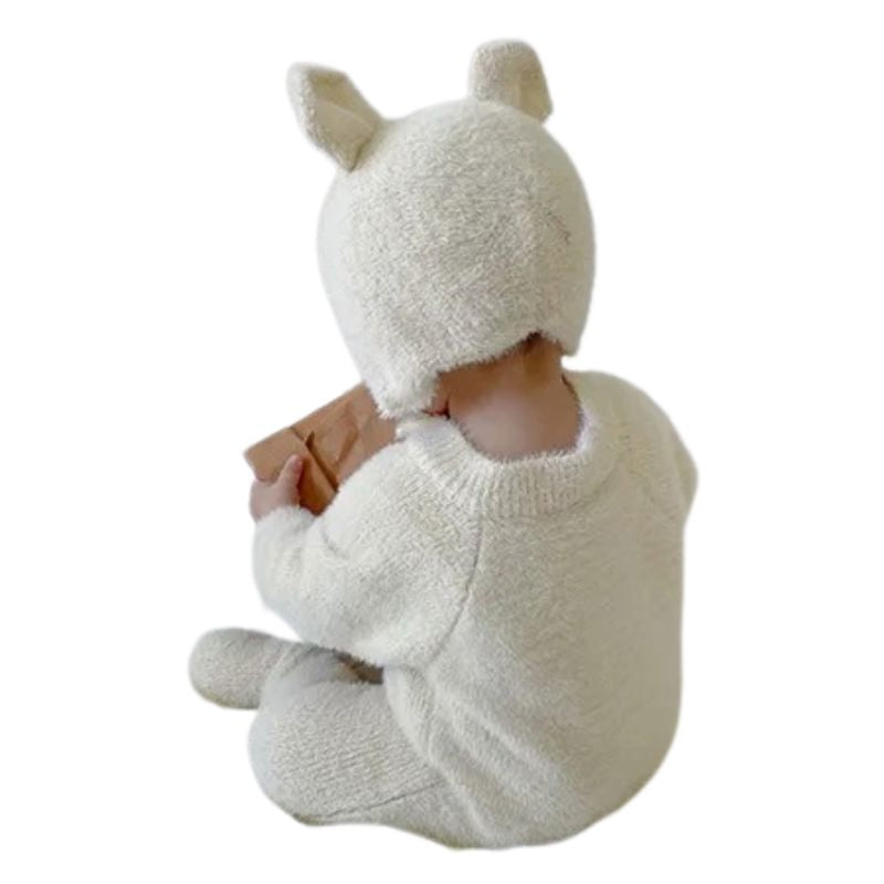 Macacão Infantil com Touca de Ursinho Macacão Infantil com Touca de Ursinho Loja do Bambino